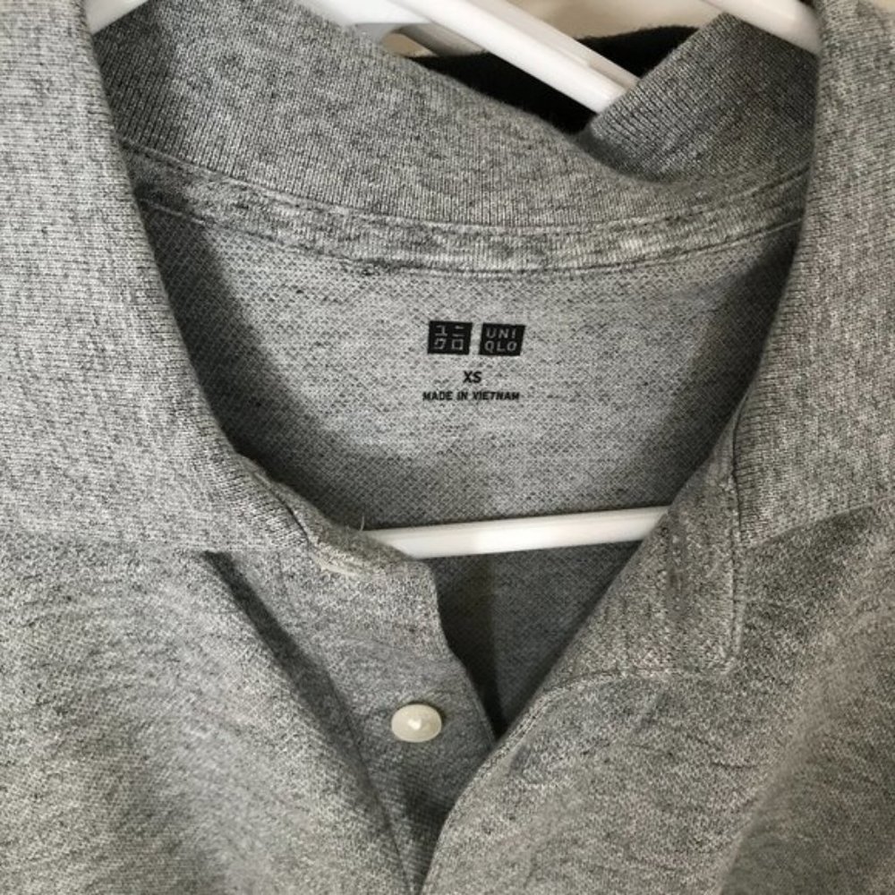 UNIQLO NWOT Men's Light Grey Polo Shirt XS